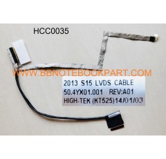 HP Compaq LCD Cable สายแพรจอ PROBOOK 450 G0 G1 / 455 G1 40 Pin   50.4YX01.001